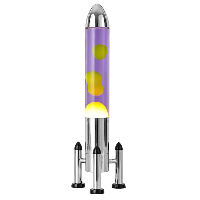 রকেট শেড সহ বড় এলইডি লাভা বাতি