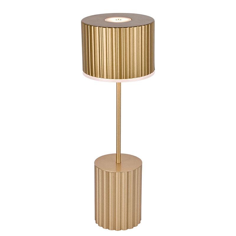 ব্যাটারি সহ মেটাল শেডের ছোট টেবিল ল্যাম্প